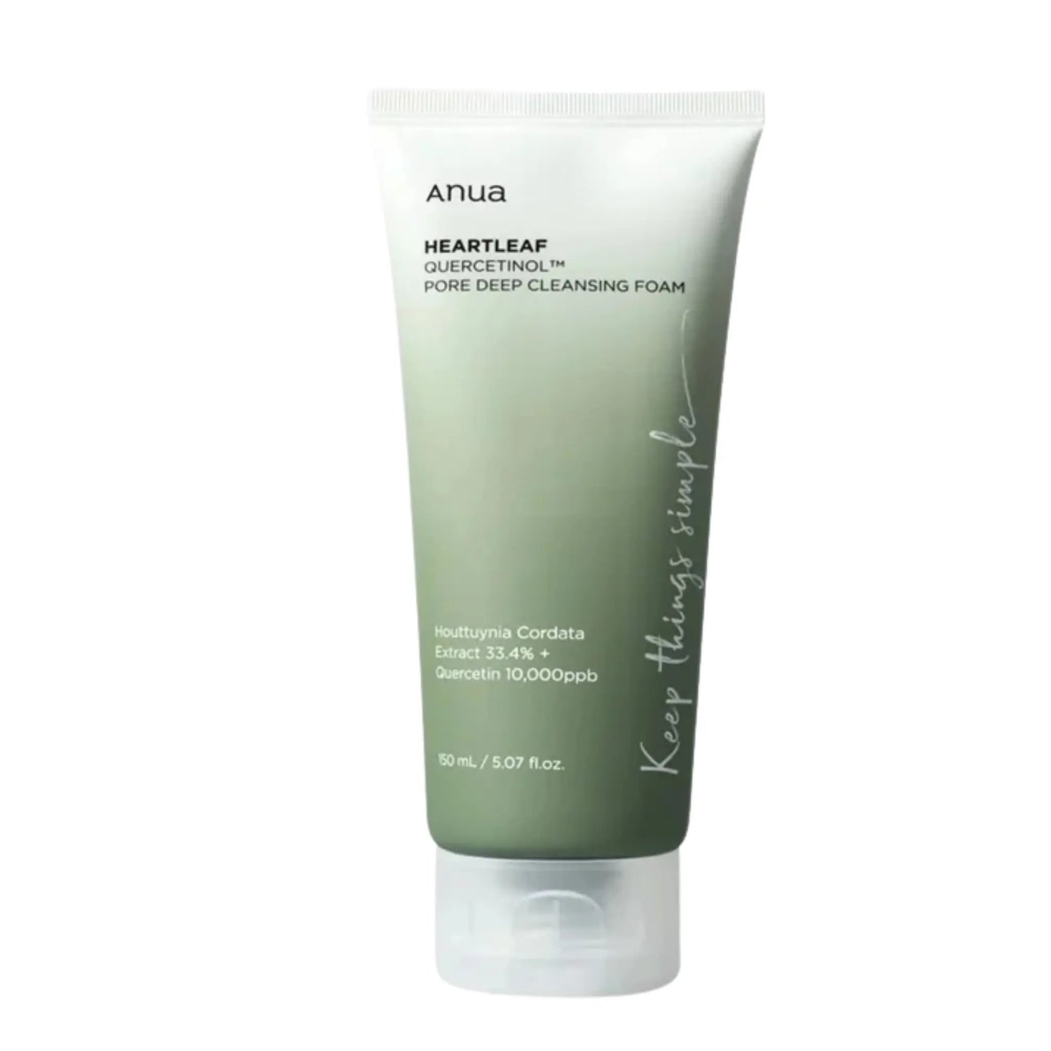 Anua - Gel Nettoyant Visage Apaisant Heartleaf Quercetinol VENYSIA