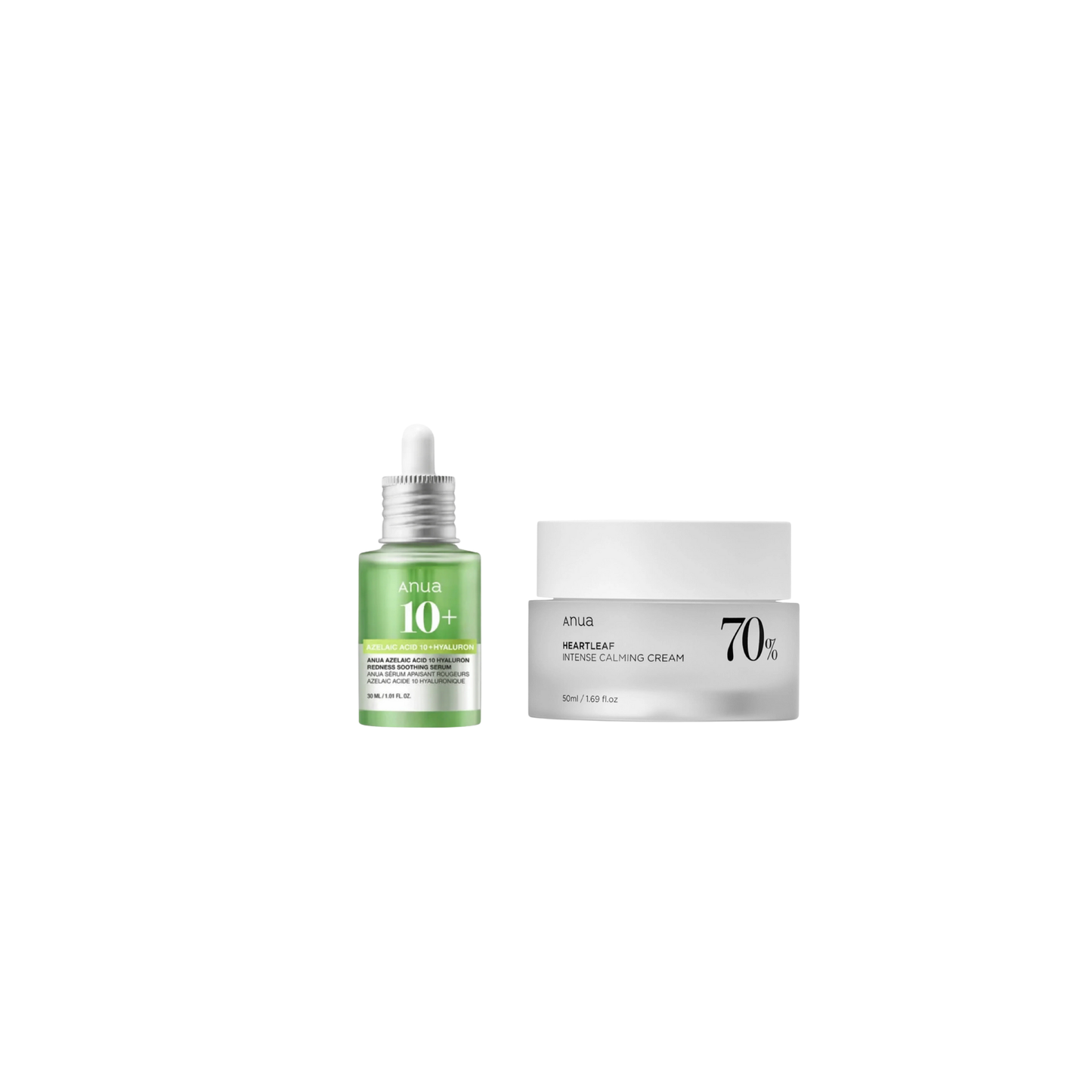 ANUA – Duo Azelaic Acid Serum & Heartleaf Calming Cream