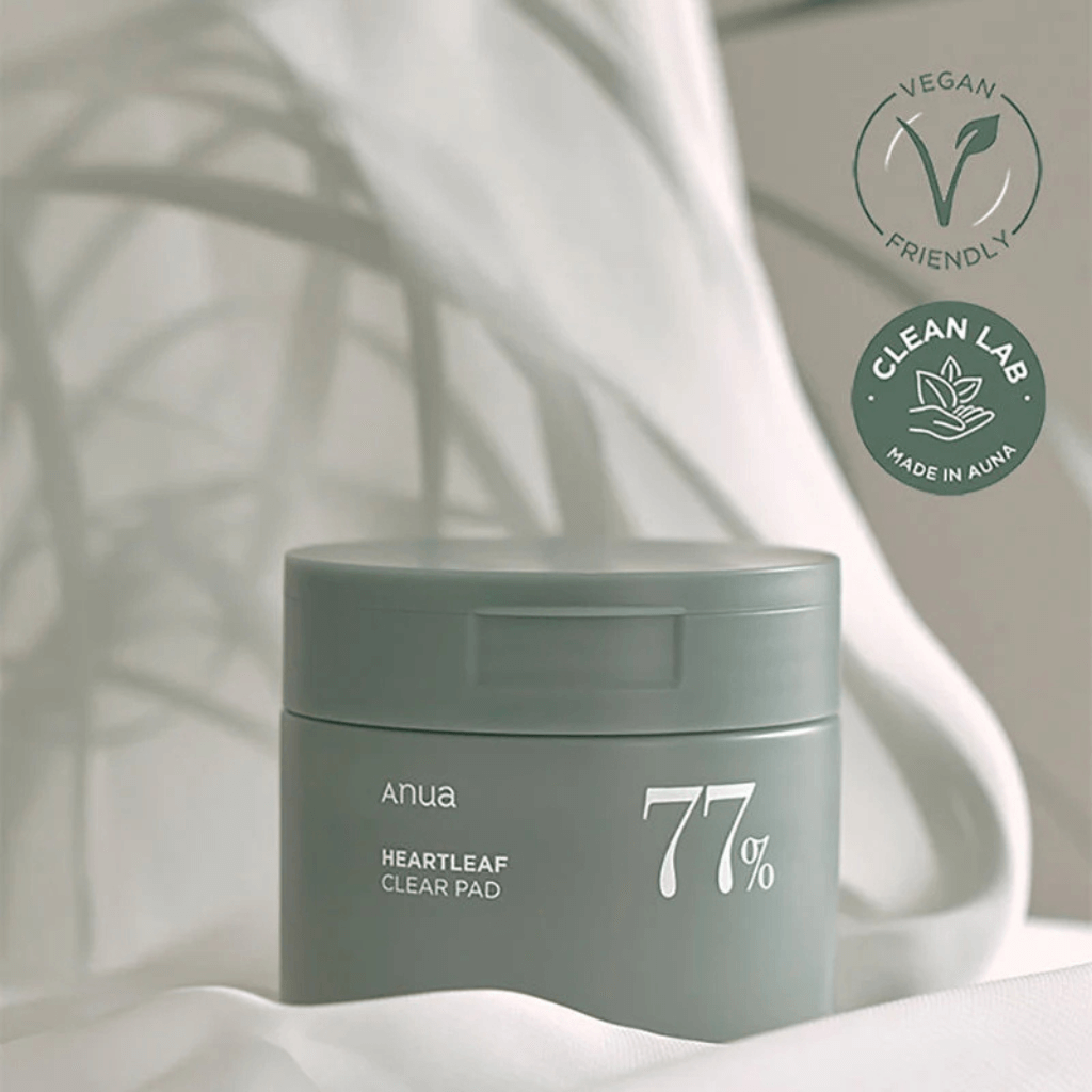 ANUA - Almohadilla transparente Heartleaf 77% – 70 discos