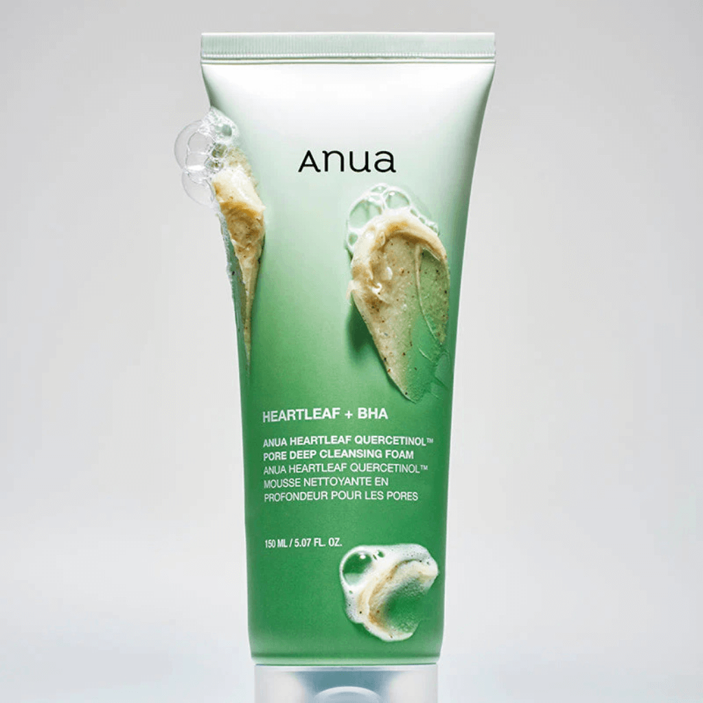 ANUA - Espuma limpiadora profunda de poros con quercetinol Heartleaf - 150 ml