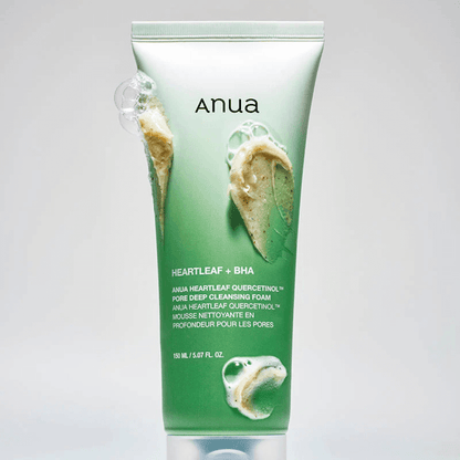ANUA - Espuma limpiadora profunda de poros con quercetinol Heartleaf - 150 ml