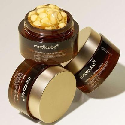 MEDICUBE -  Deep Vita C Capsule Crème Raffermissante - 55g